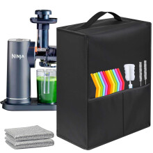 Juicer Dust Cover Waterproof 600D Nylon for Ninja JC151 Cold Press with Side Pocket and Handle