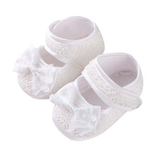 Sapatos infantis Elainilye para meninas, antiderrapantes, com sola macia, estilo princesa, para meninos de 6 a 9 meses.