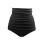 Bun bikini ardchoim retro do mhná le rufáil, 1 phíosa 3