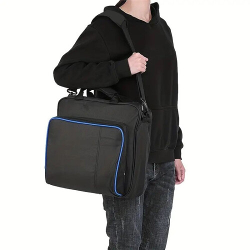 For PS4 Travel Storage Bag Carry Case Protective Shoulder Bag for  4 Slim Console Accessories 2