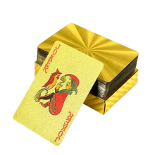 54Cards Cărți de joc din plastic durabil de înaltă calitate, cărți de joc impermeabile, colecție de jocuri de masă, cărți de poker negre,