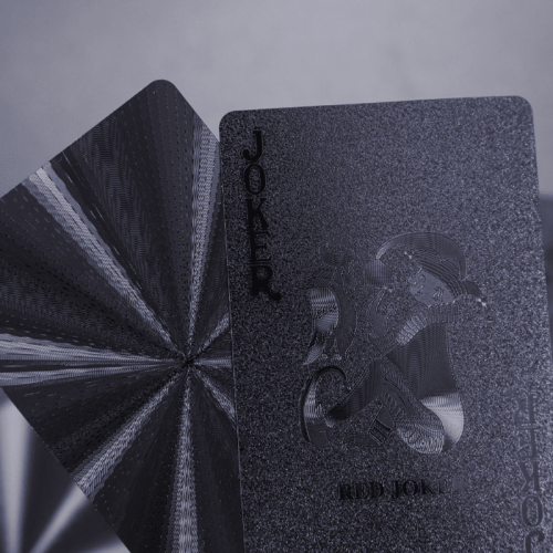 Black Gold Luxury Plastic Playing Cards 52-Pack 1