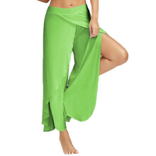 Pantaloni de yoga pentru femei, pantaloni drepți, elastici, verzi, confortabili, XXXXXL