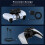 For PS5 Wireless Racing Controller  Steering Wheel Directional Joystick Gamepad for Racing Games Black 7