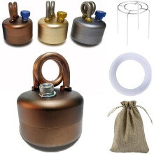 Sistema de hornillo de alcohol ultraligero: hornillo de alcohol con llama de chorro resistente al viento y soporte en cruz: equipo de cocina compacto