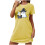 Damespyjama met spookprint en Halloweenprint, plus size 4