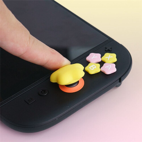 D-Pad Button Caps Thumb Grip Caps Set for   2 Joystick Cap Thumbstick Cover for NS2 Game Accessories 2