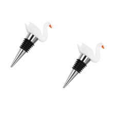tapones de vino con forma de cisne – Sellos decorativos para botellas, ideales para Halloween, Navidad, bodas y fiestas en bares.