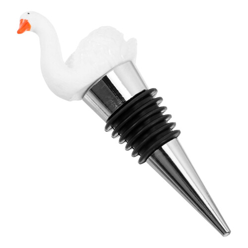 τεμάχια πώματα κρασιού Swan – Διακοσμητικές σφραγίδες μπουκαλιών για Halloween, 1
