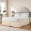 Waffle Weave Bed Skirt 14" Drop Cal King 3