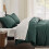 Parure de lit double – Housse de couette douce doublement brossée 4