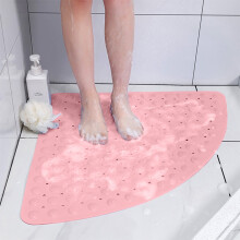 Eckbadematte, rutschfeste Eckduschmatte für die Dusche, waschbare Eckduschkabinenmatte für Badezimmerzubehör, Geschenkidee