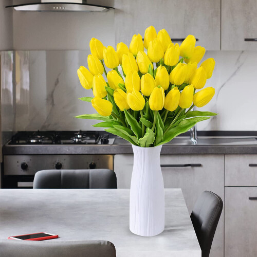 Umělé tulipány Real Touch – 30 kytic vícebarevné 2