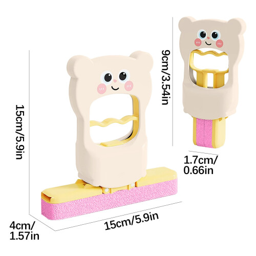 Mini sponge mop portable foldable wet dry 1 piece 2
