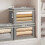 Collapsible Fabric Storage Bins with Lids and Clear Window, 2