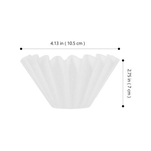 Kaffefilterpapirkopper hvide 50 stk. 1