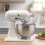 Funil para farinha para batedeira KitchenAid, branco, 1 peça 5