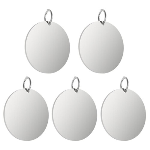 H2D Laser Engraved Round Stainless Steel Tags 30mm for 3D Printer Accessories 1
