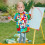 Børne kunst-kittel med ærmer, polyester, 2-12 år 4