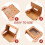 Brown Kraft Cookie Boxes with Window 9x6x3" 24-Pack 3