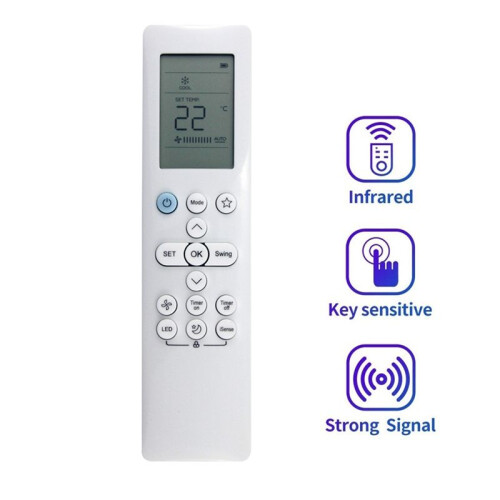 Replace RG10F (E)/BGEF Remote Control for Midea RG10F (E)/BGEF A/C Air Conditioner 1