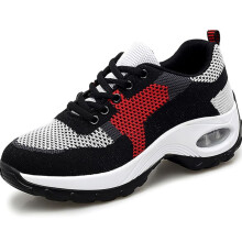 Women's Lightweight Air Cushion Running Sneakers – Breathable Mesh, Slip-On, Arch Support, Non-Slip, Compatible with Nursing/Work/Gym