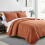 Full/Queen Quilt Set in Umber – Soft Lightweight 2