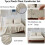 Queen Beige Comforter Set 7-Piece Pintuck 5
