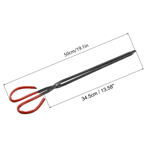 Brennholzzange aus Edelstahl – 50 cm, robust 2