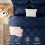 Navy Blue Comforter Set 7-Piece Soft Down Alternative 2