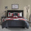Boys' sporty comforter set black red microfiber 3-piece twin 3