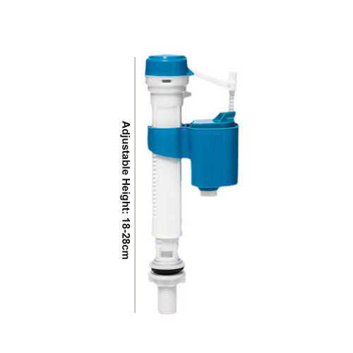 Válvula de enchimento ajustável para vasos sanitários do tipo split, 1/2 2