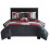 Boys' sporty comforter set black red microfiber 3-piece twin 8