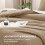 Taupe Tan Comforter Set Twin/Twin XL 2-Piece 6