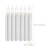 Flammenlose Spitzkerzen, weiß, Kunststoff, 6er-Pack 2