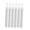 Flammenlose Spitzkerzen, weiß, Kunststoff, 6er-Pack 4