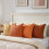 Μαξιλαροθήκες Boho σε χρώμα Burnt Orange 24x24in4τεμ. 5