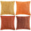 Μαξιλαροθήκες Boho σε χρώμα Burnt Orange 24x24in4τεμ. 6