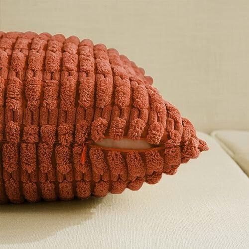 Μαξιλαροθήκες Boho σε χρώμα Burnt Orange 24x24in4τεμ. 2