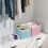 3 Pack Linen Storage Bins 15" x 11" x 9.5" 3