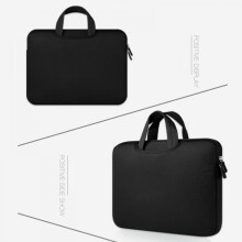 Schokbestendige en krasbestendige laptoptas met waterdichte en zachte fleecevoering, geschikt voor notebooks en tablets van 11 tot 15,6 inch.