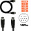 Καλώδιο προσαρμογέα Type-C σε USB, Μετατροπέας USB υψηλής ταχύτητας 3.1 για δεδομένα, 1