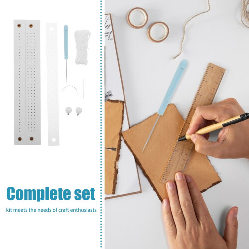 Κιτ Είδη Βιβλιοδεσίας Diy, Εργαλεία Χειροκίνητης Βιβλιοδεσίας με Κουβάρι 1
