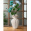 Fransk vintage keramikkvase hvit 1 stk 5