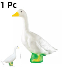 Gans voor op de veranda, tuindecoratie, mini gansbeeldje 7 inch hoog (1/2/3 stuks)