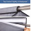 Hängende Kleidersäcke, transparent, PVC, grau, 2er-Pack 3