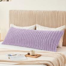 Boho fleece kropspudebetræk 20x54 tommer med lynlås