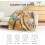 Coperta in cotone con stampa leopardata, 60x80 pollici 3