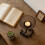 Iron Candlestick with Black Chain – 6.1 x 4.5 in 5