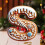 Acrylic 2D Christmas Letter Pendant, 8 cm 2
